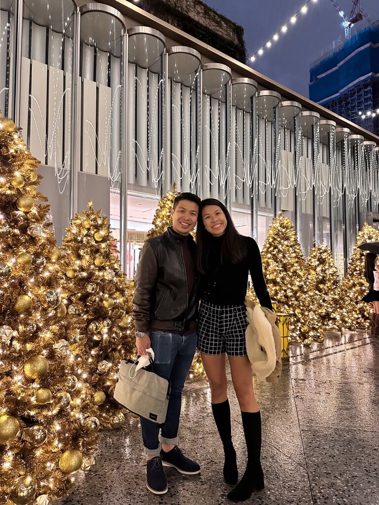 Spent our first Christmas together.