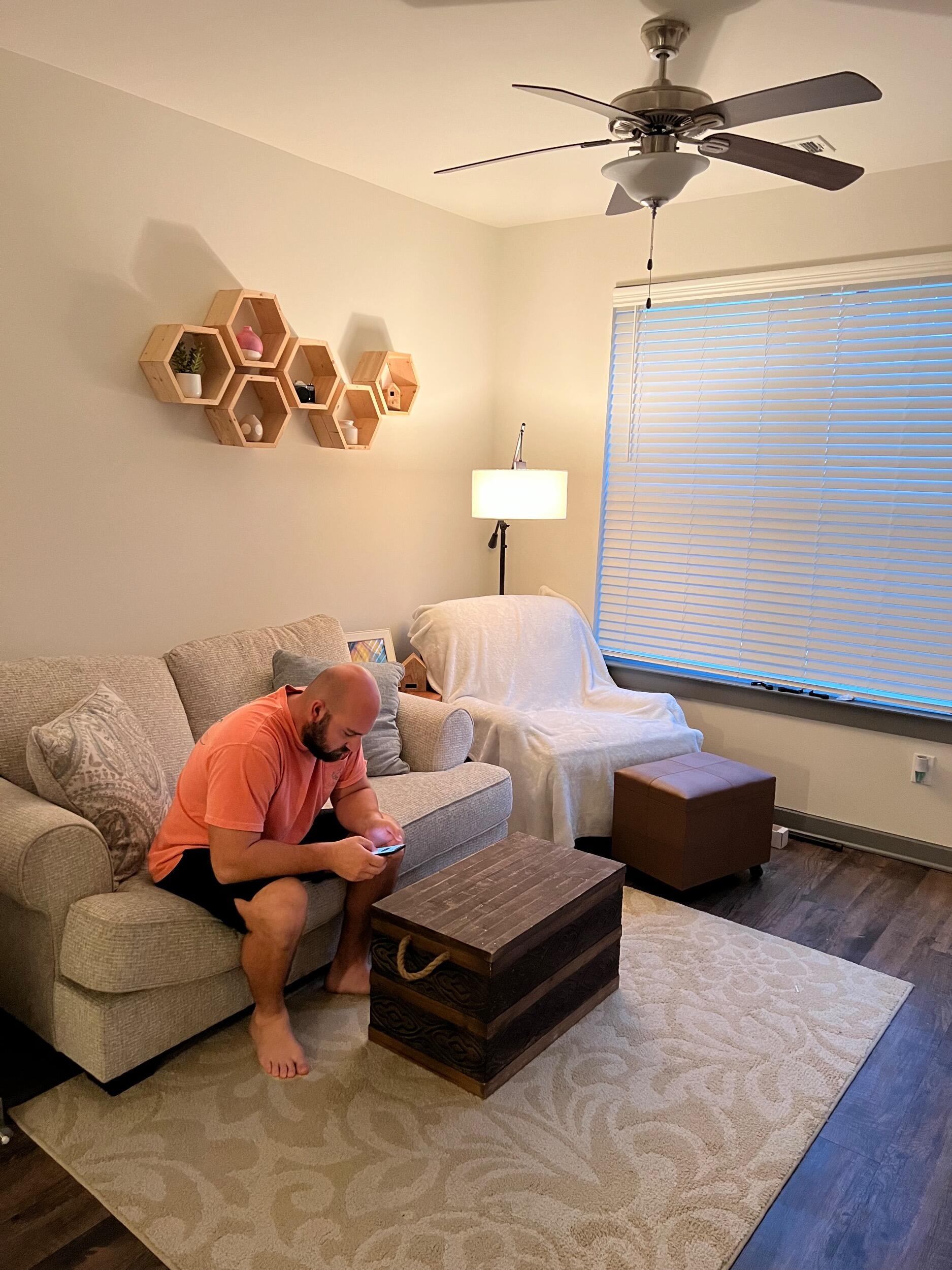 All moved in to our first apartment together 