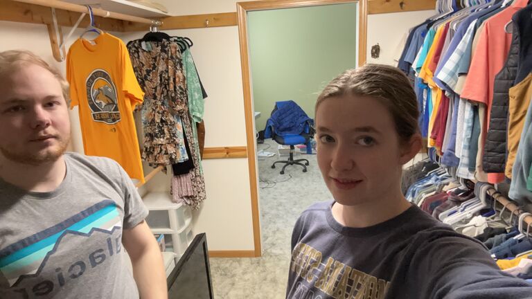 Clearly Very Excited to Be Moving in Together