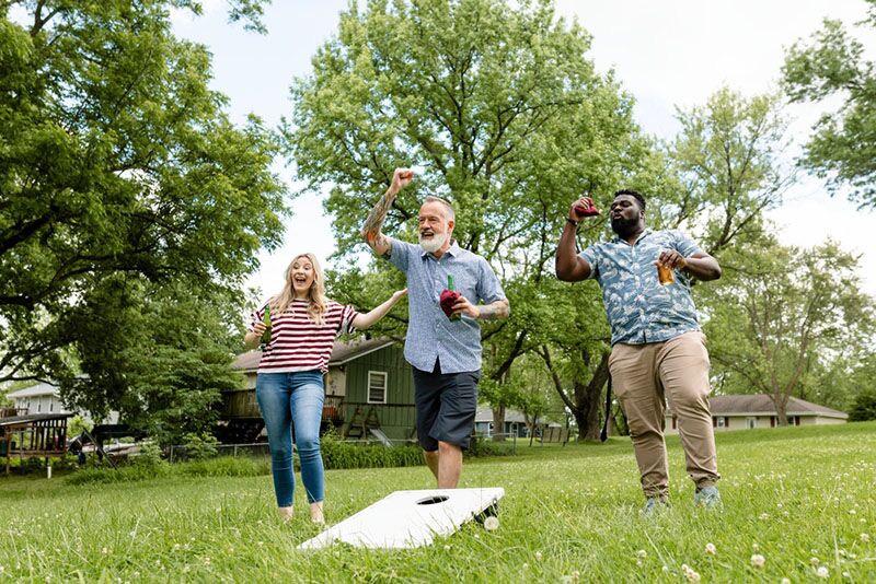 Lawn Games for Backyard Graduation Party