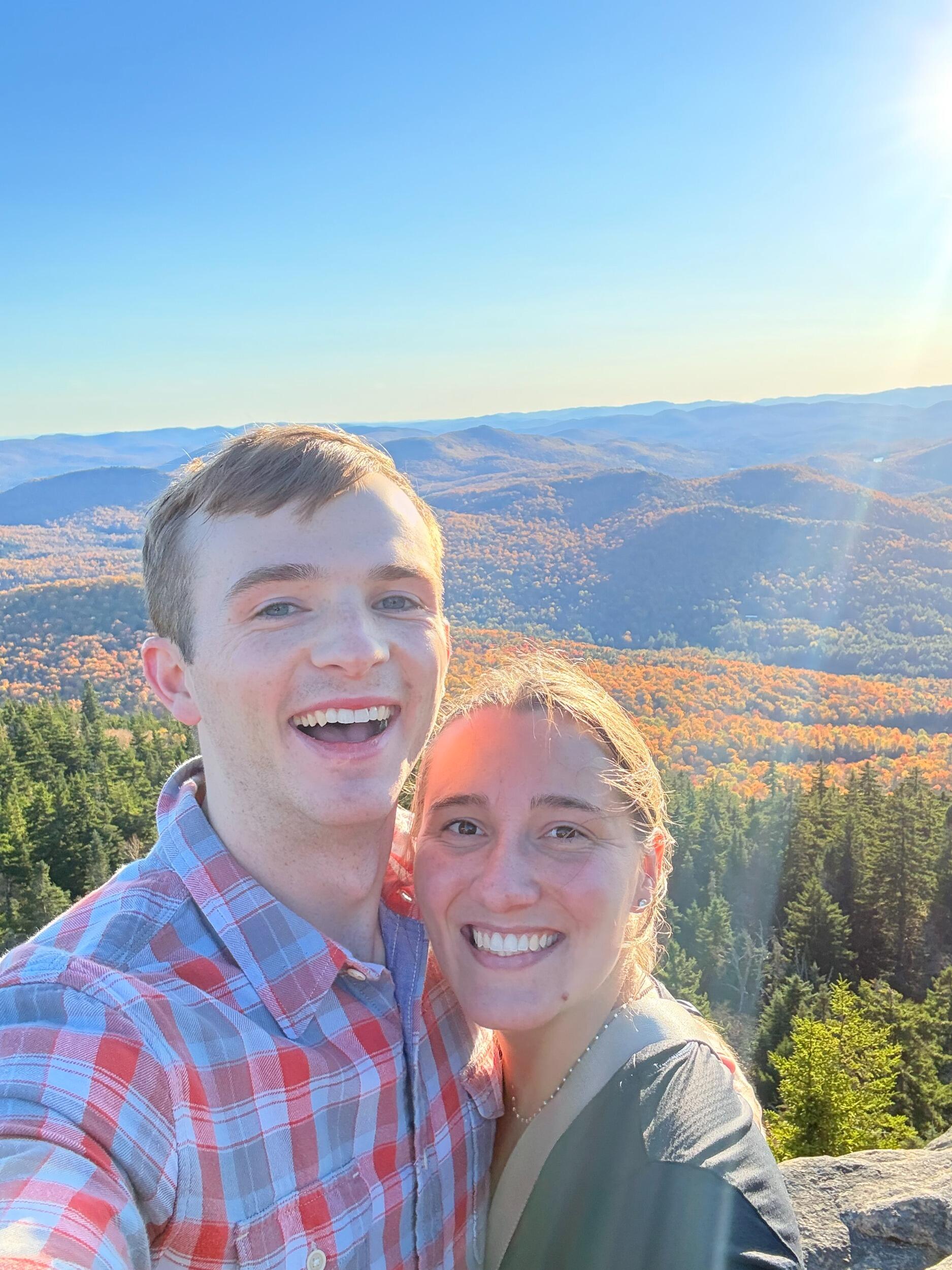 Hiking in the fall