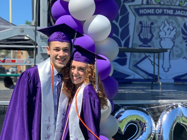 We finally graduated, and Bella beautifully sang the National Anthem at the North Creek High School Class of 2021 Commencement Ceremony. 