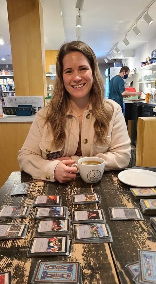 Dinner and games cafe for Emily's 28th birthday!
