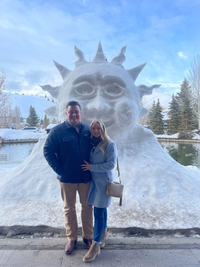 Chase and Natalie go check out their beautiful venue up in Sun Valley and cheers to the beautiful and fun wedding to come!