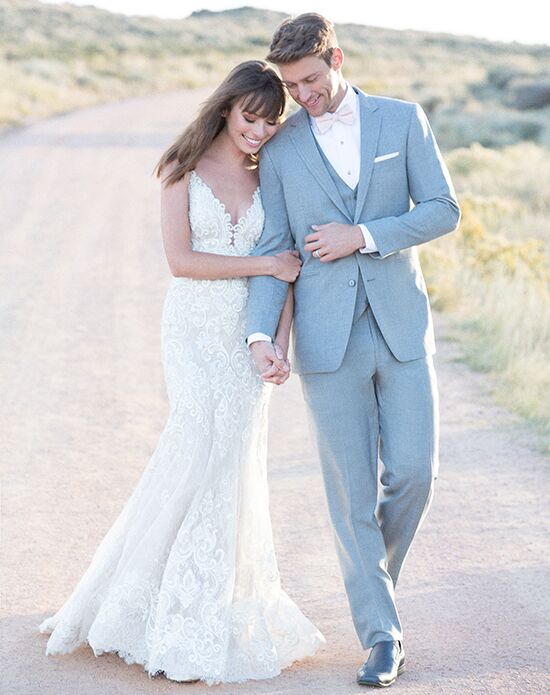 Grey linen best sale suit wedding