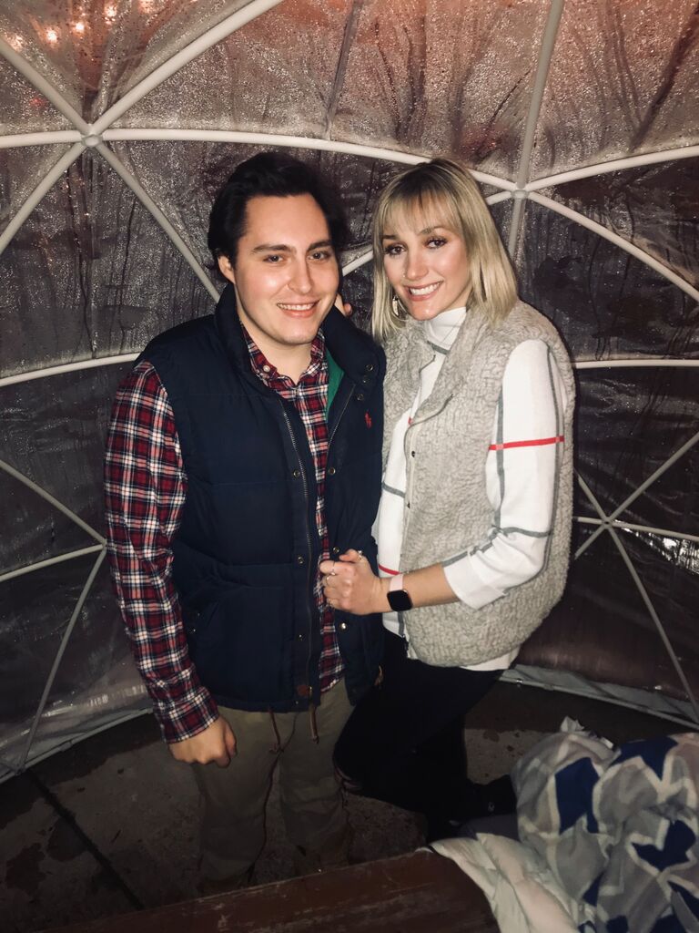 First REAL date in public at Tina’s birthday (because of covid).