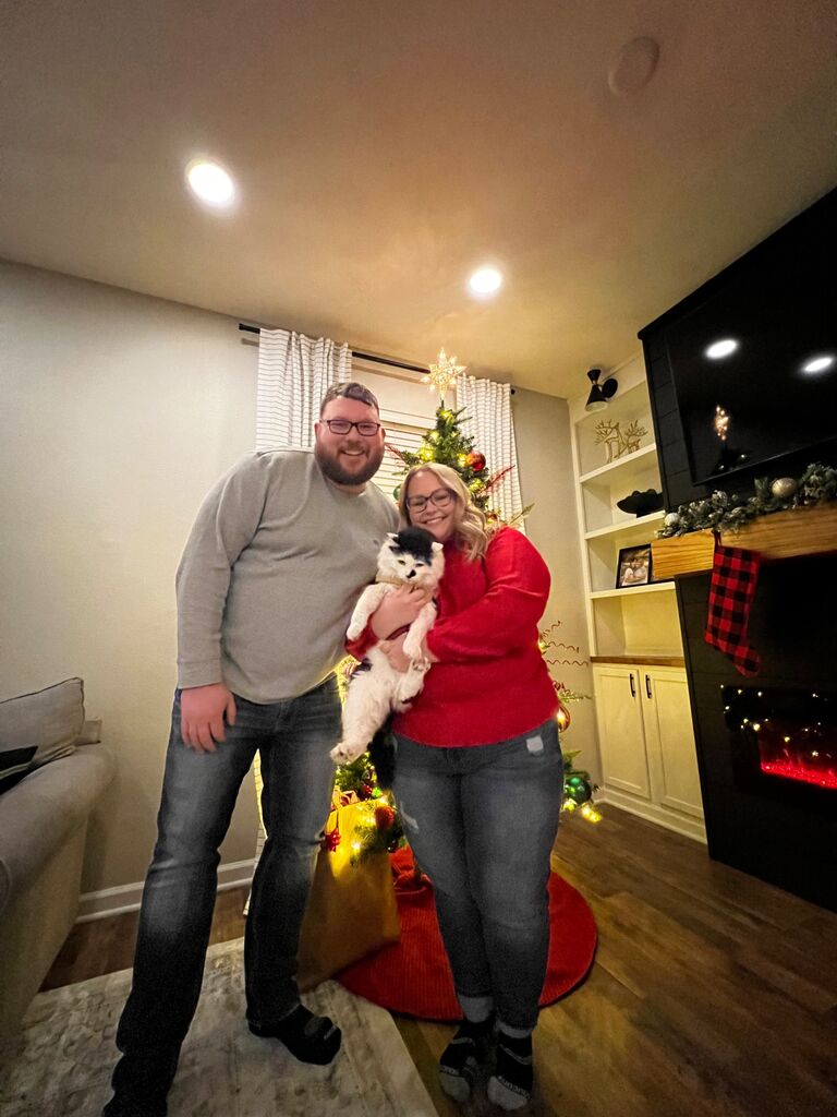 We celebrated our second Christmas together. 