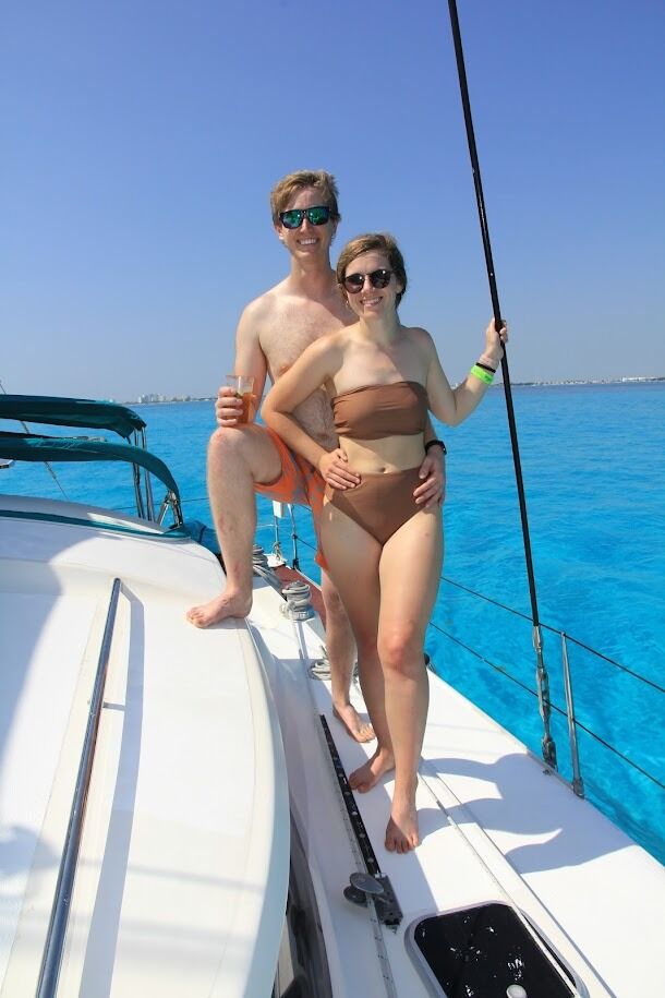 In June of 2023, Zach and Jenna traveled internationally for their first time together for a wedding in Mexico!