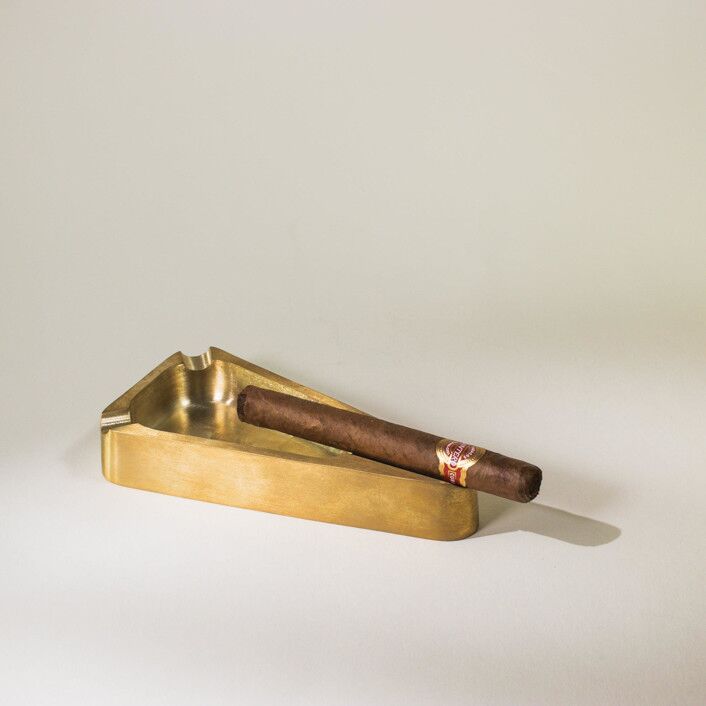 Brass cigar holder 60th birthday gift for husband