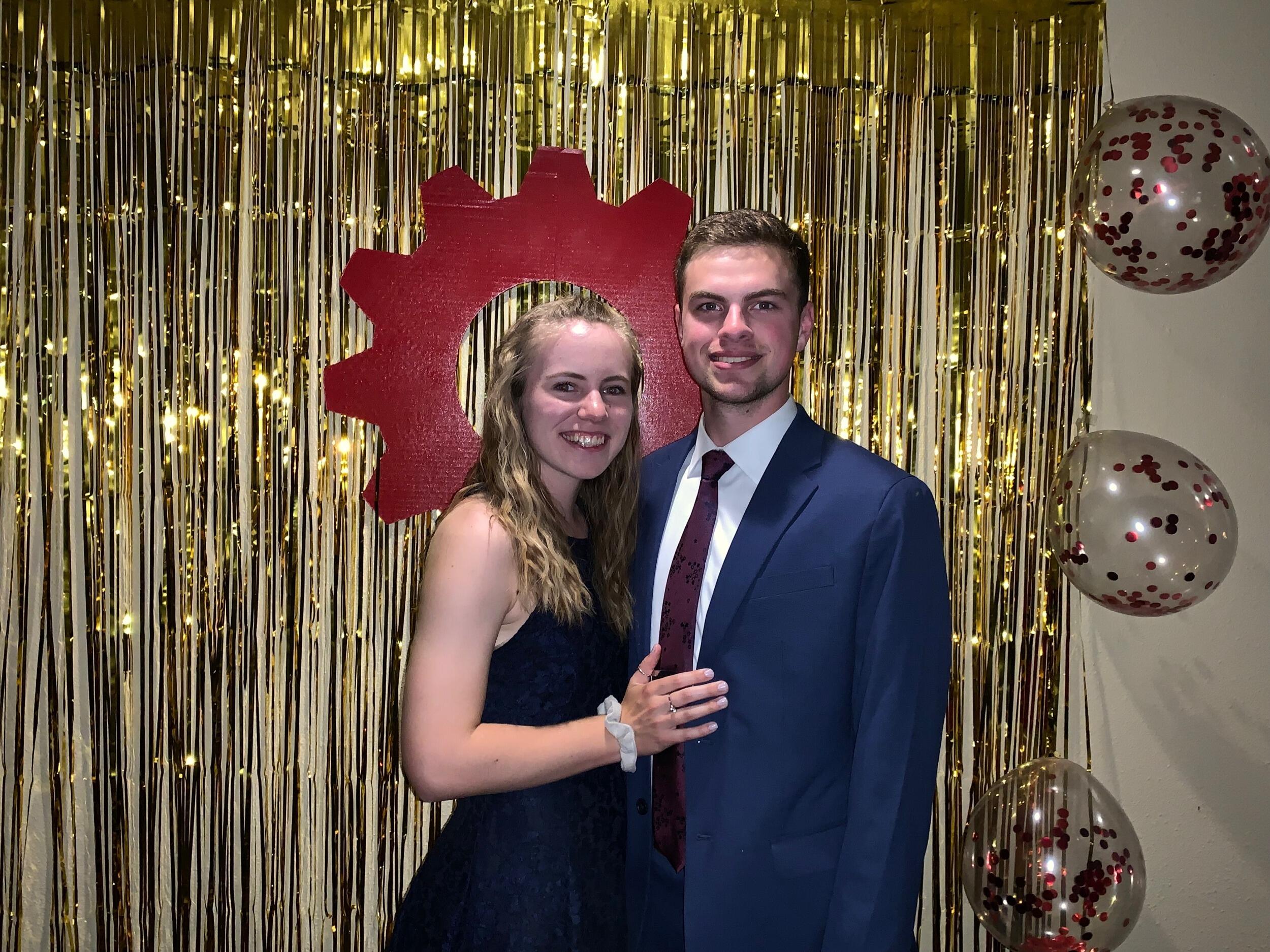 Zach's fraternity formal where we became official