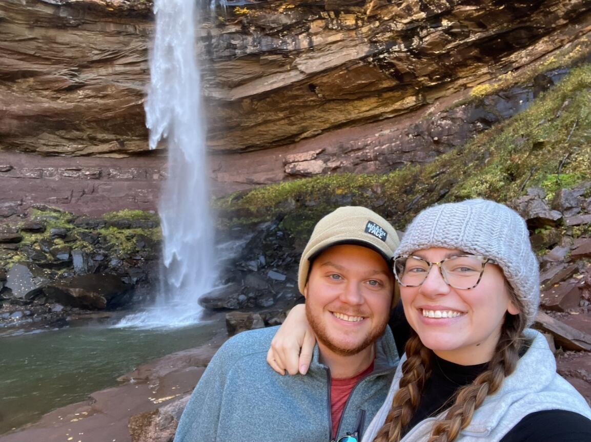 Visited Massachusetts on their very first trip together!