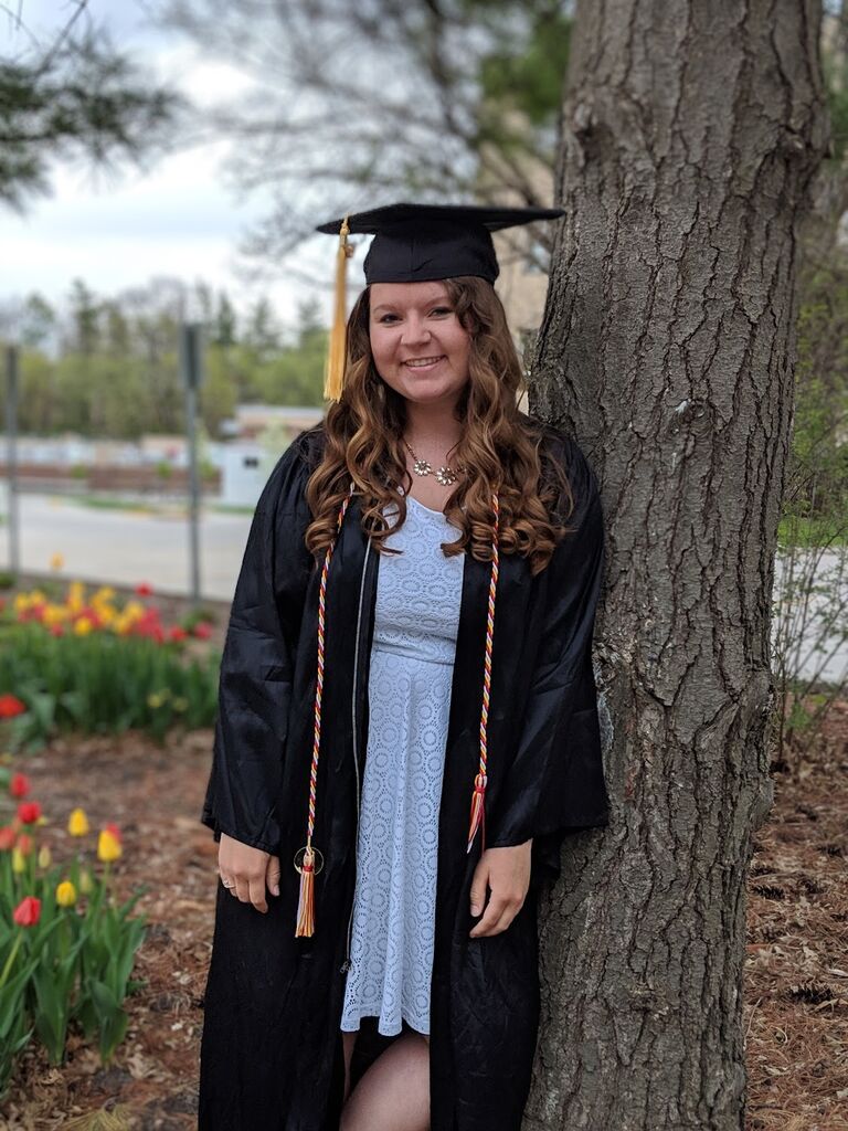 Amber graduates from Iowa State University!