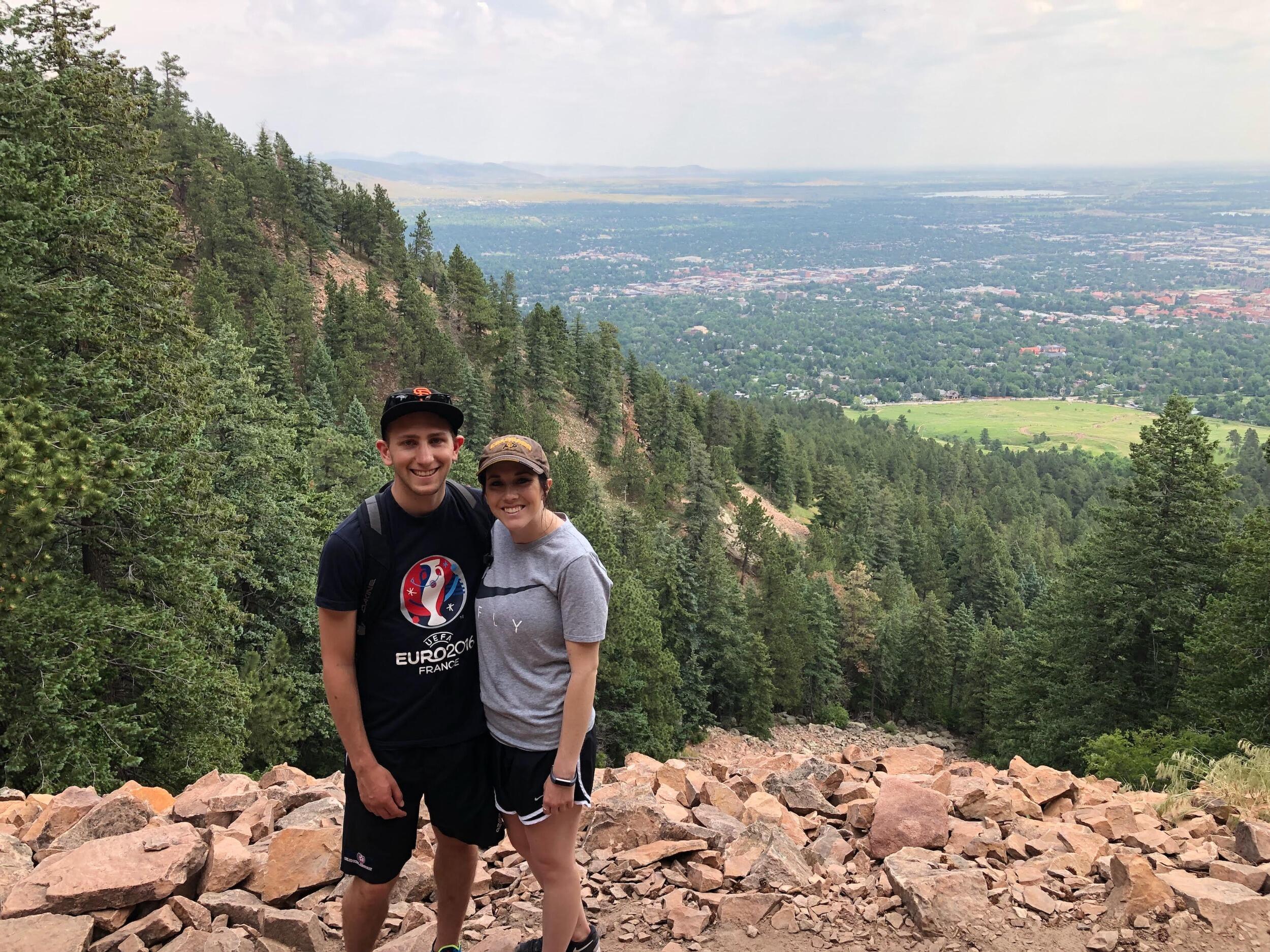 Sam's first time in Boulder