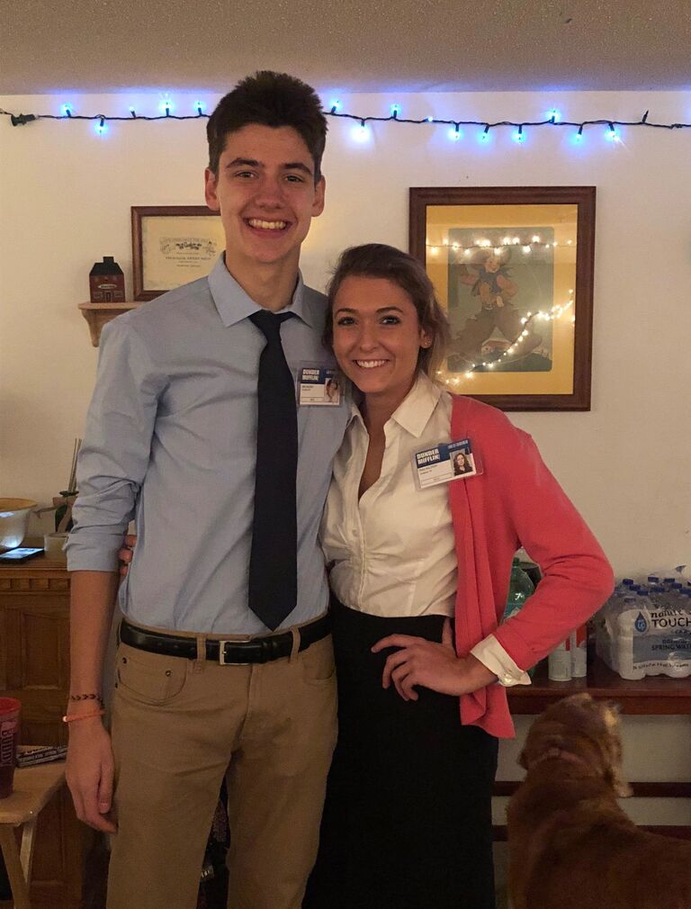 Jim and Pam for Halloween! Still our favorite TV show couple. 