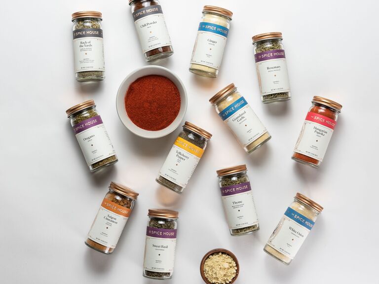 Essential spice collection wedding gift idea