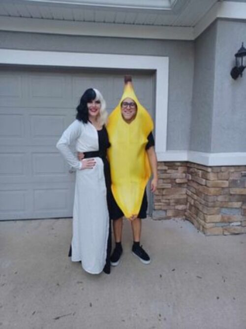 Cruella de Vil and the Banana