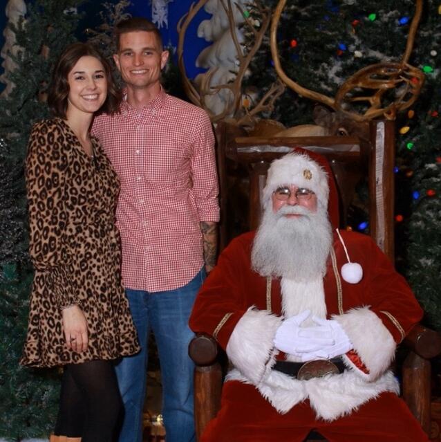 Our first annual Bass Pro Shops Christmas photo with Santa.