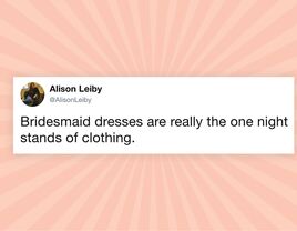 funny bridesmaid tweets