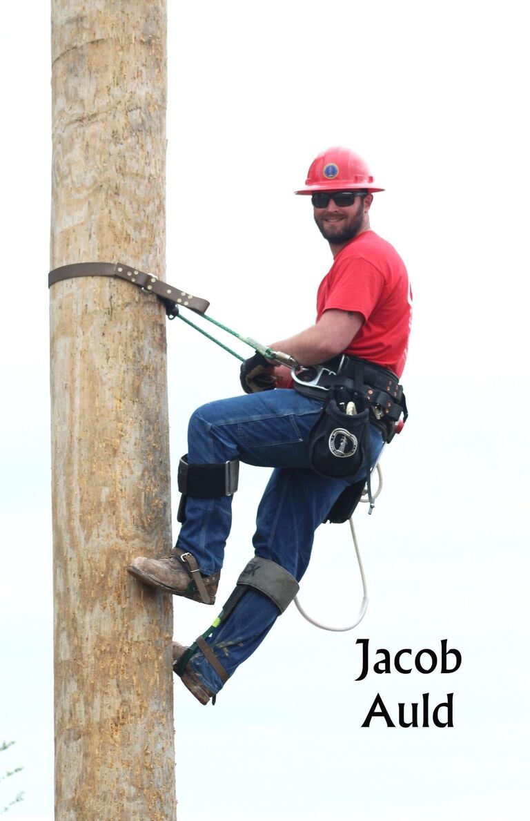 Jacob graduated lineman school! 