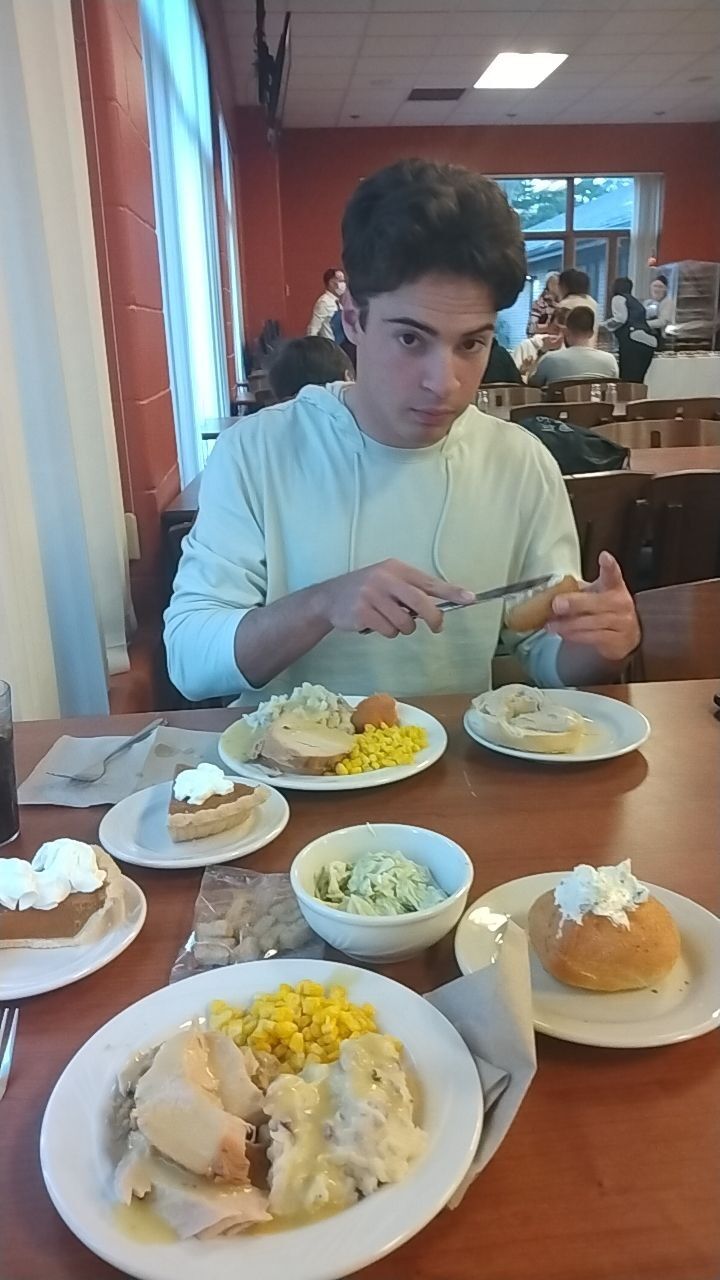 The infamous Thanksgiving dinner at Bethel.
