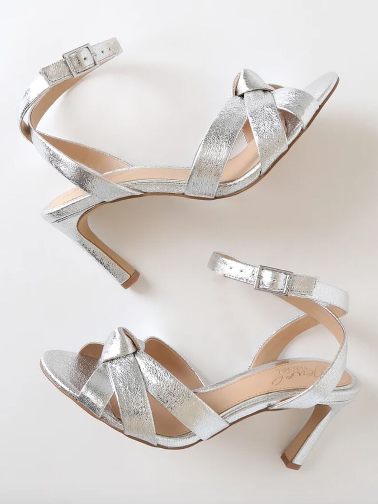 gold wedding shoes for bridesmaids