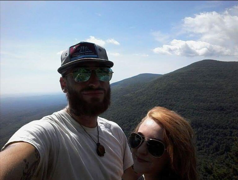 
The first backpacking trip together to the Catskills.