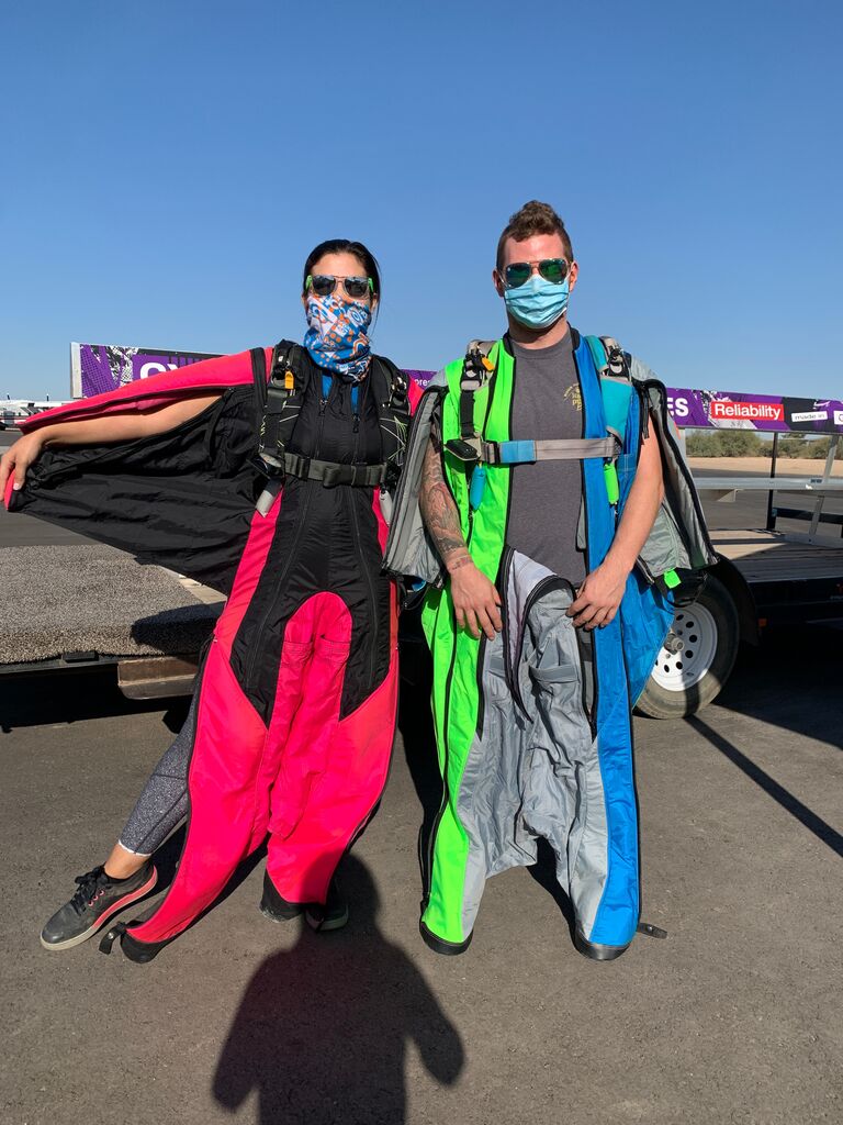 Andrew taught me how to wingsuit - our first time really getting to hangout after knowing each other in passing for the last three years. Turned out we kinda thought each other was cool