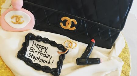 Minimalist Chanel Bag Cake