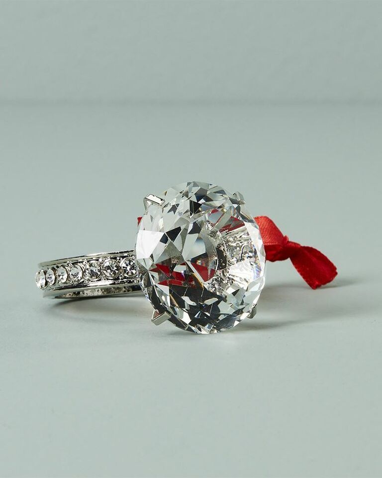 Sparkly Diamond Ring Ornament