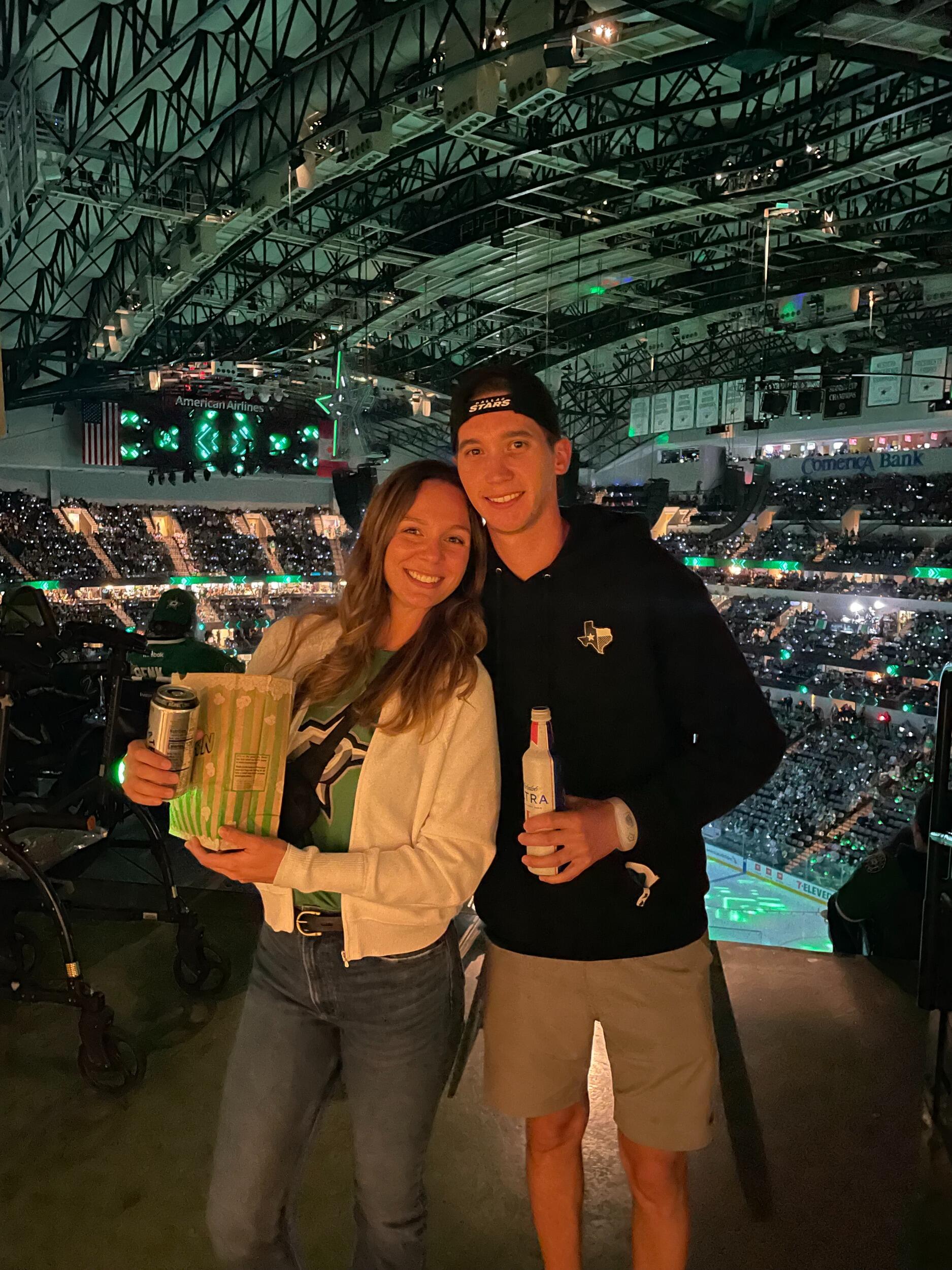 Madis first hockey game!
