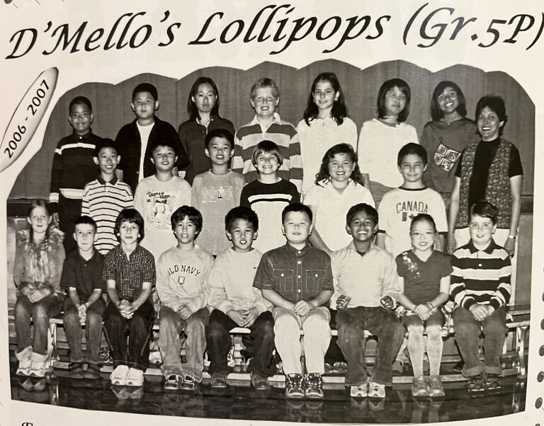 Our story begins when Rhea and Alan first met back in Grade 5