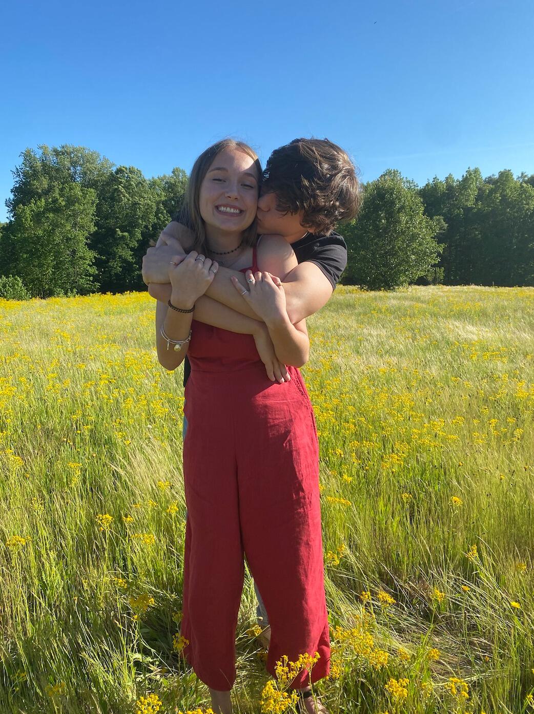 These were our one-year photos! We were both so surprised (and proud) that we’d made it a whole year at such a young age. We were giddy and excited—such a special time in our relationship.