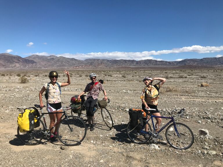 Cally, Patrick and Hannah depart for their Death Valley adventure