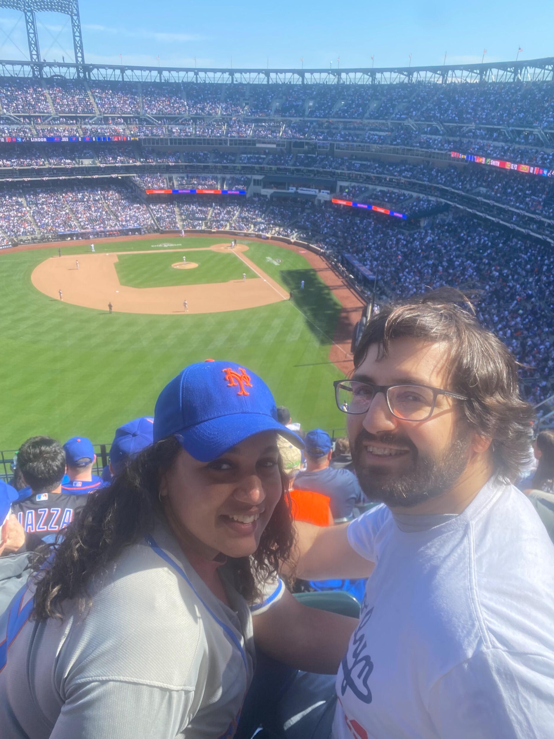 Our first Met game together. 