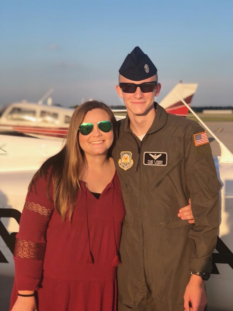 Tyler completed his Private Pilots License at Purdue University under a scholarship from the Air Force through JROTC