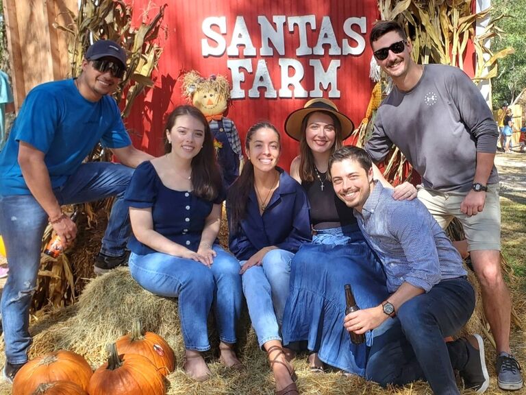 Saw some goats, chickens, and lassoed! 