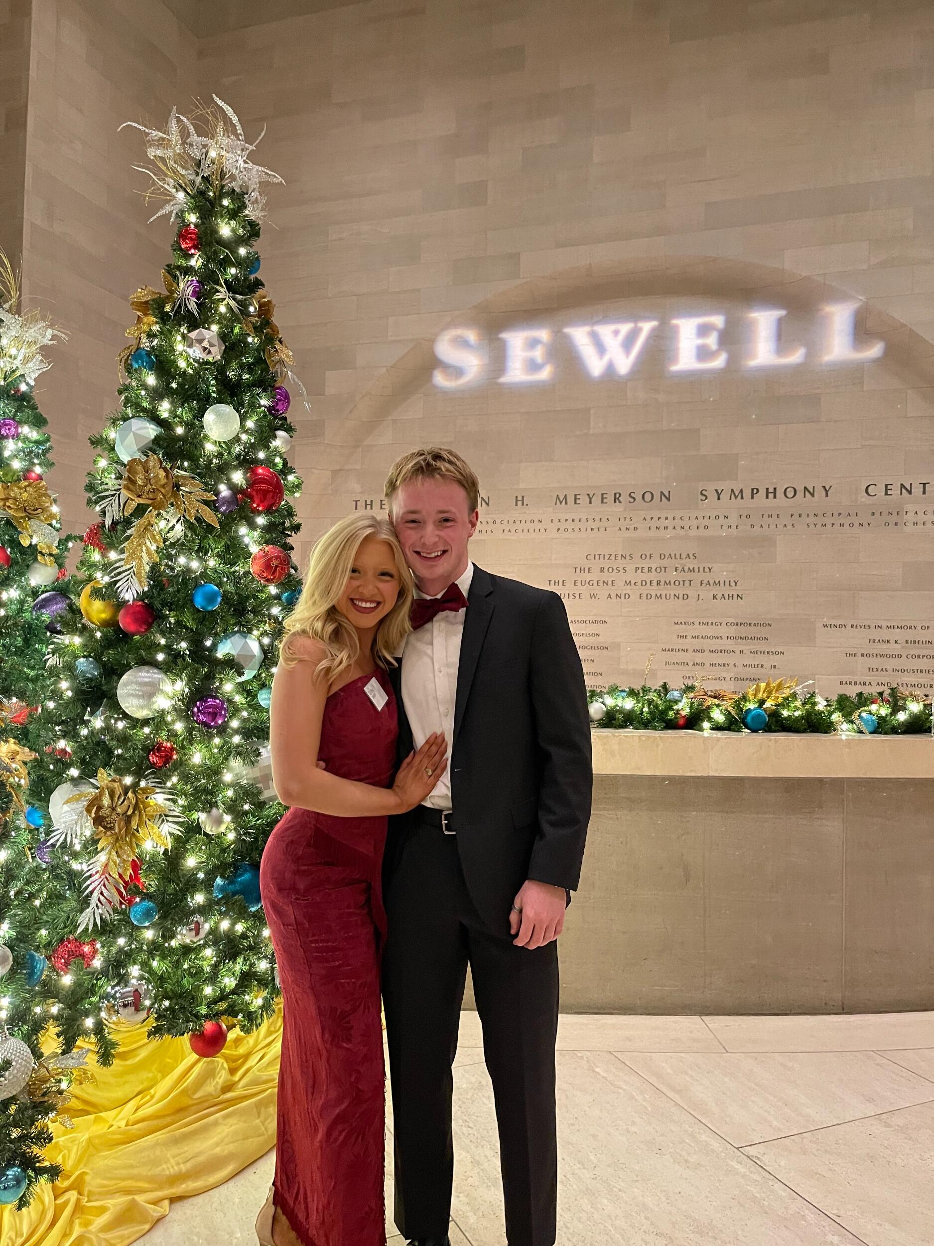 Our first photo together. 