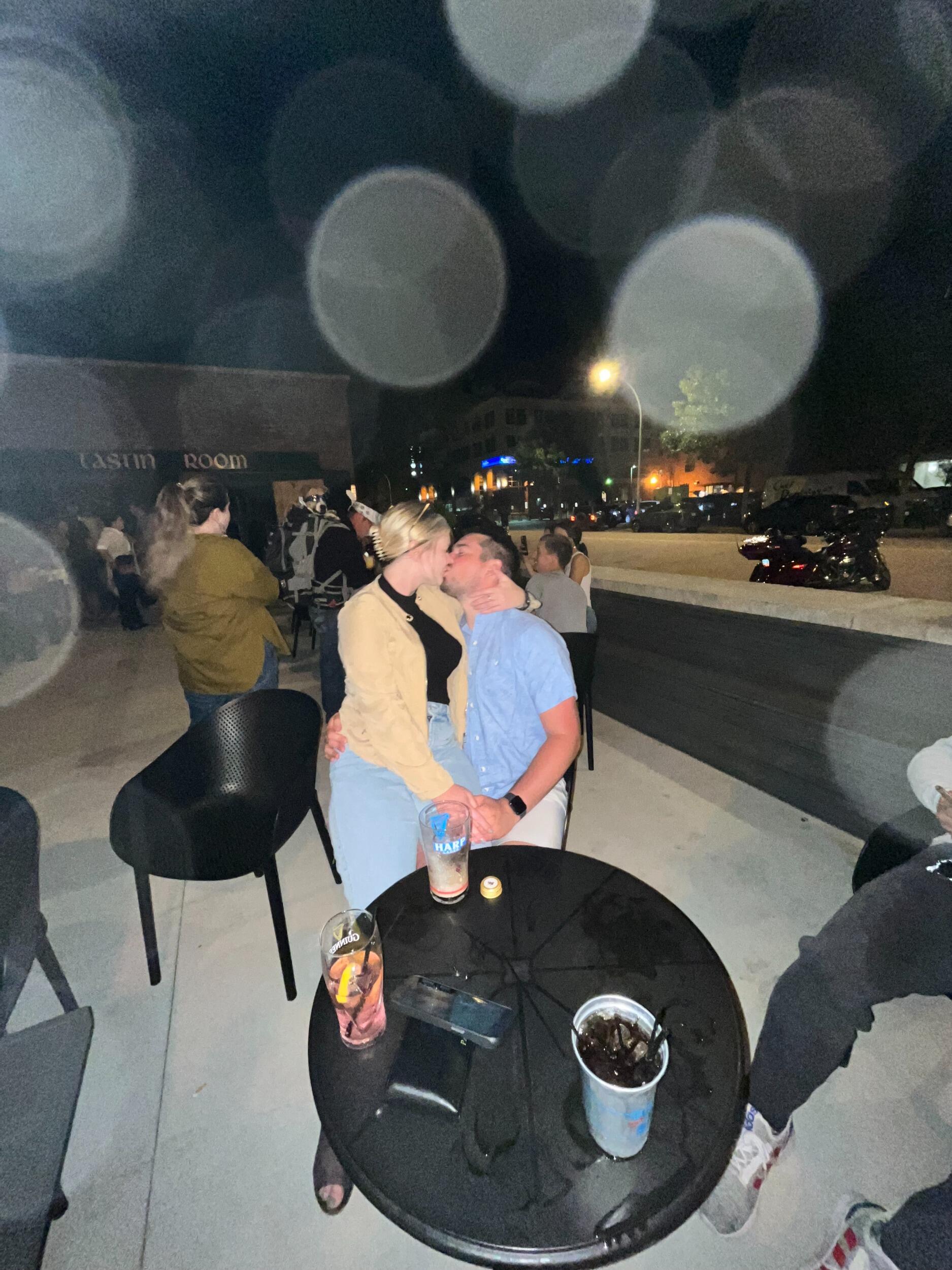 Night out with friends at Bin 201