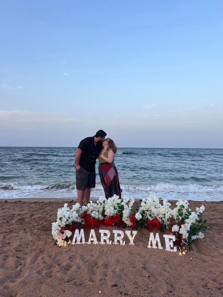 Engagement in Dahab, Egypt