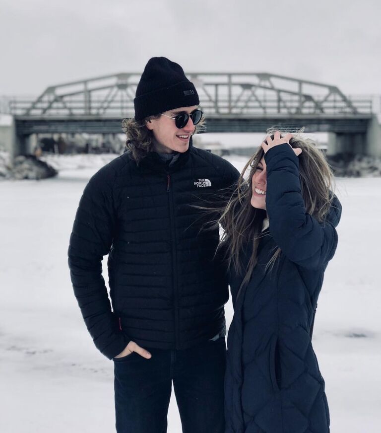 Hayley's first time in Bismarck, ND. Connor asked Hayley to be his Girlfriend.