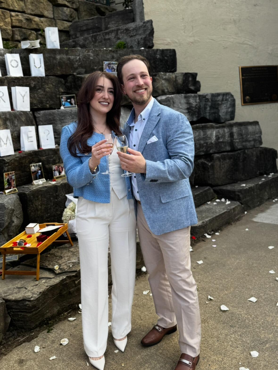 He Asked & She Said "YES!"