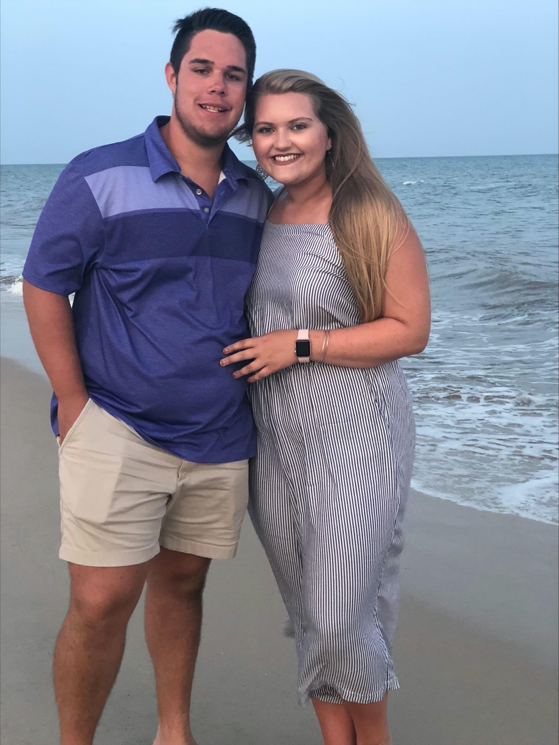 Our first vacation together to St. George Island, Florida