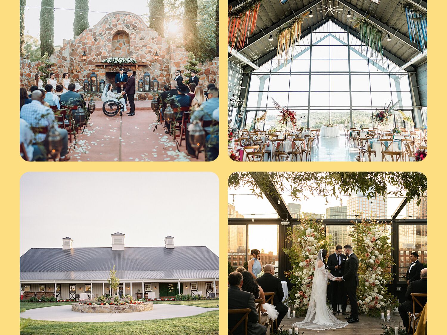 Four handicap-accessible wedding venues