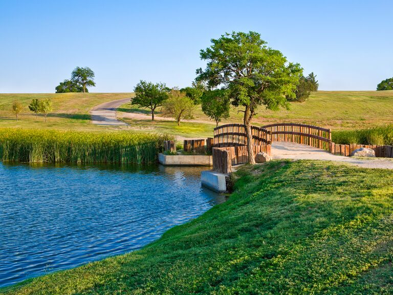 Pont sur la rivière à Lubbock