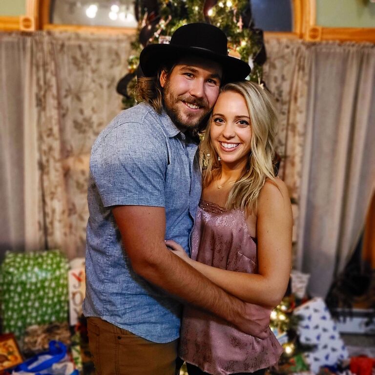 We spent our first Christmas together as a couple. We love spending time with both of our families around the holidays. 