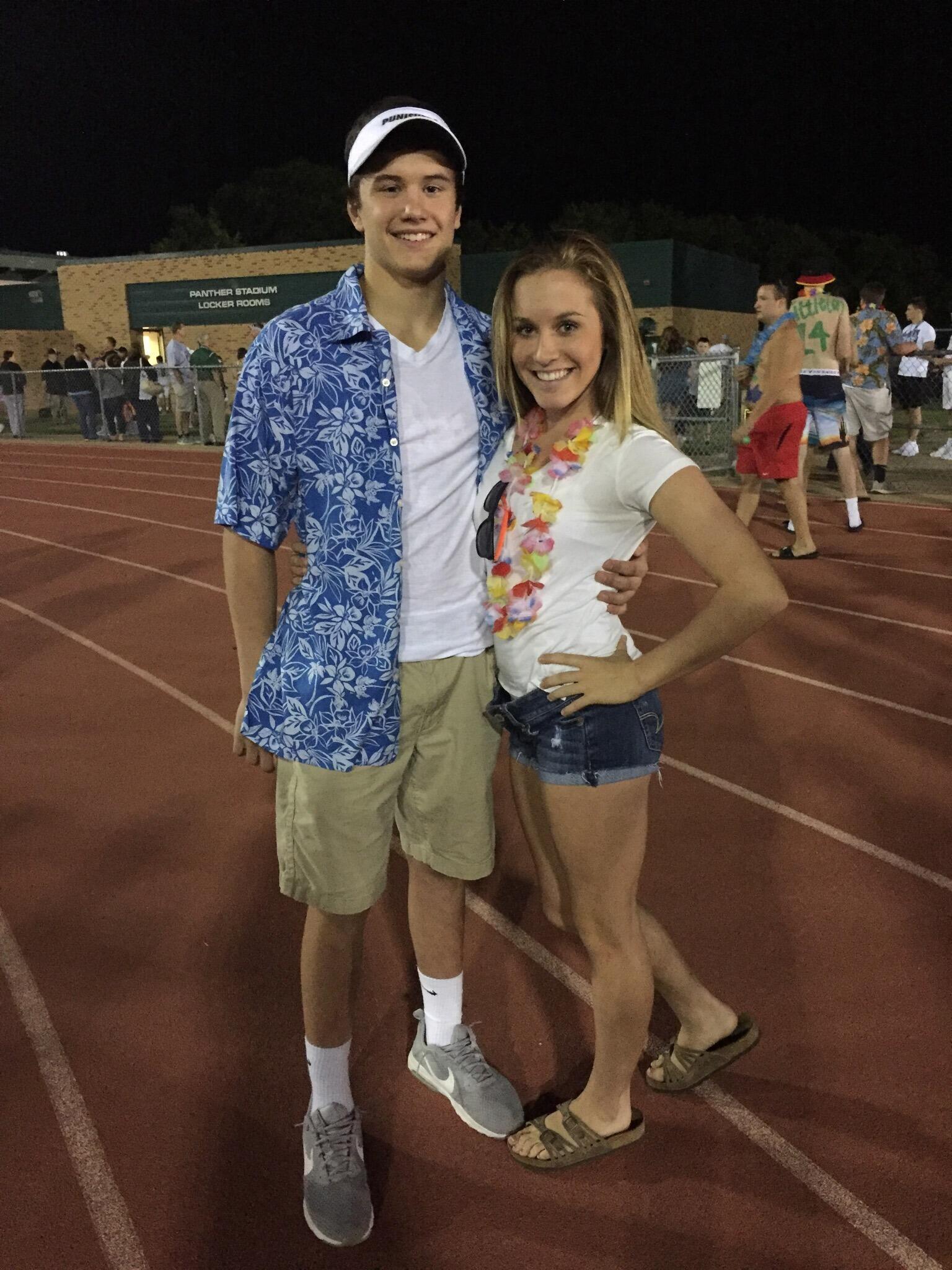 First Picture we took together, about a week into talking, at our first Derby Football Game!