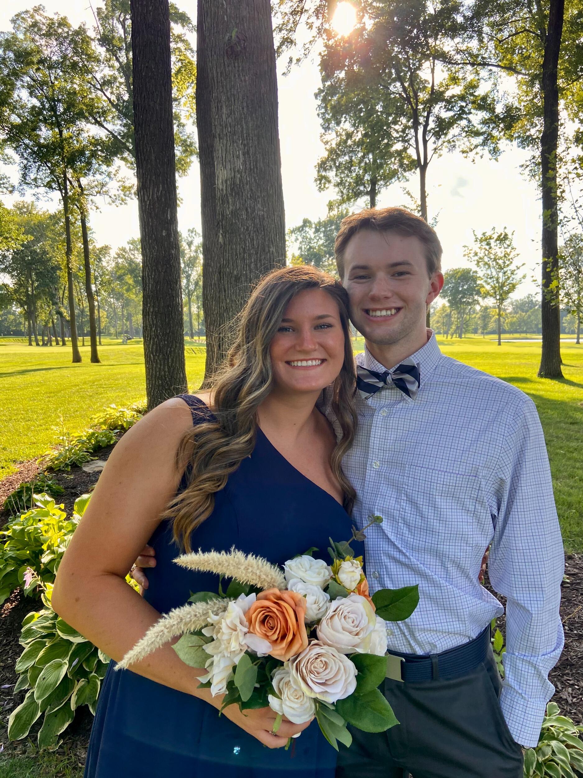 One of several weddings we've attended together.