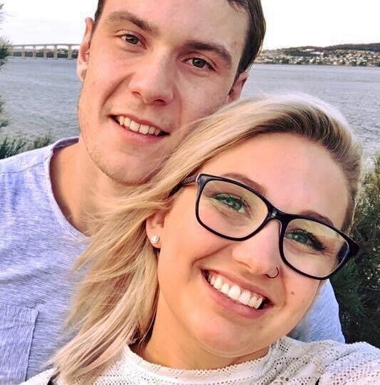 We met through our friends, Josh & Maddie, at their house in Launceston