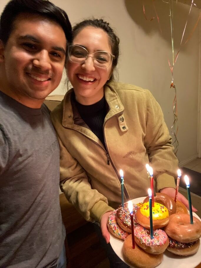 El de Dany siendo 16 días después del de Ale.
