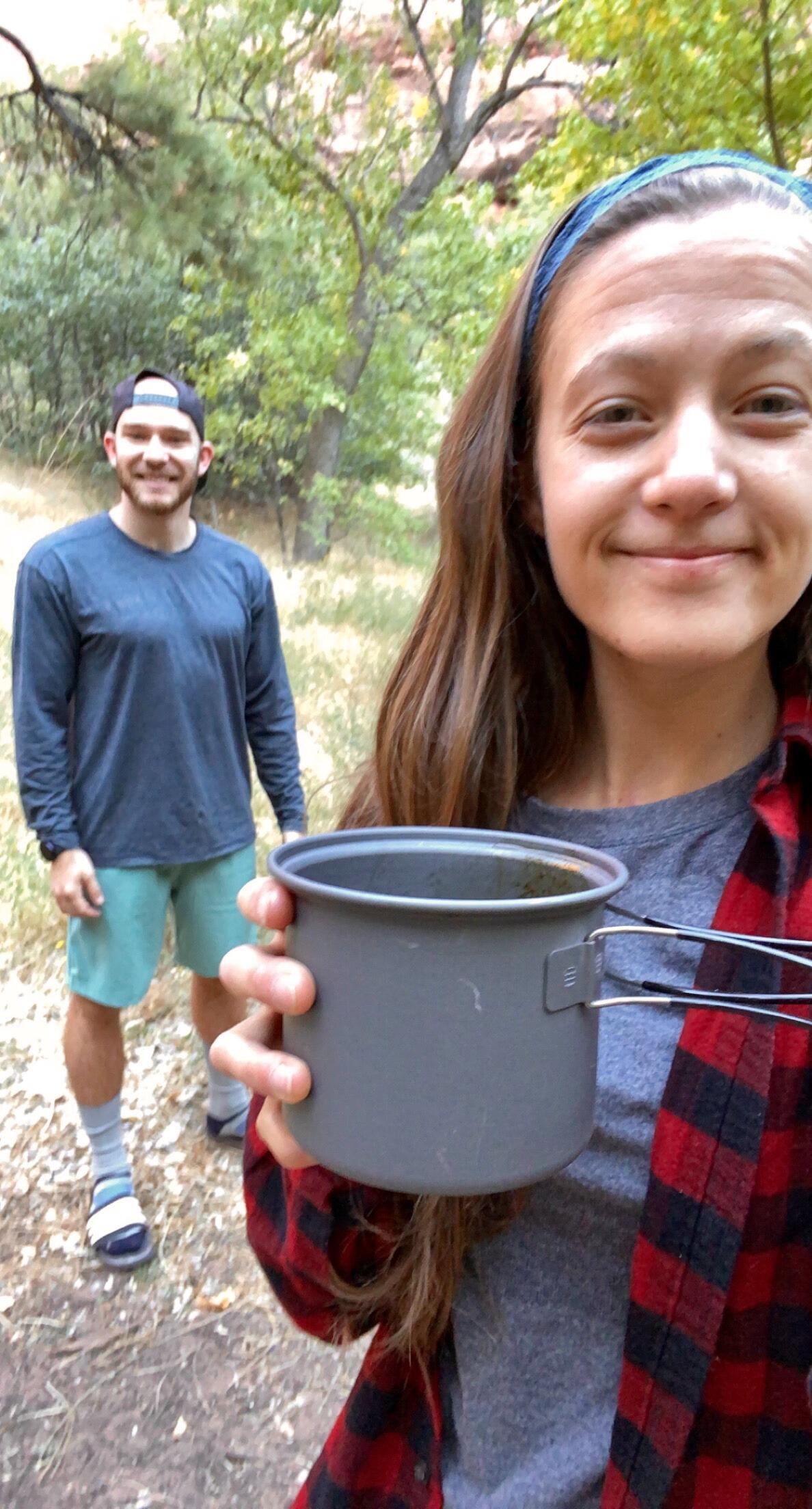 First time backpacking together - Zion, UT